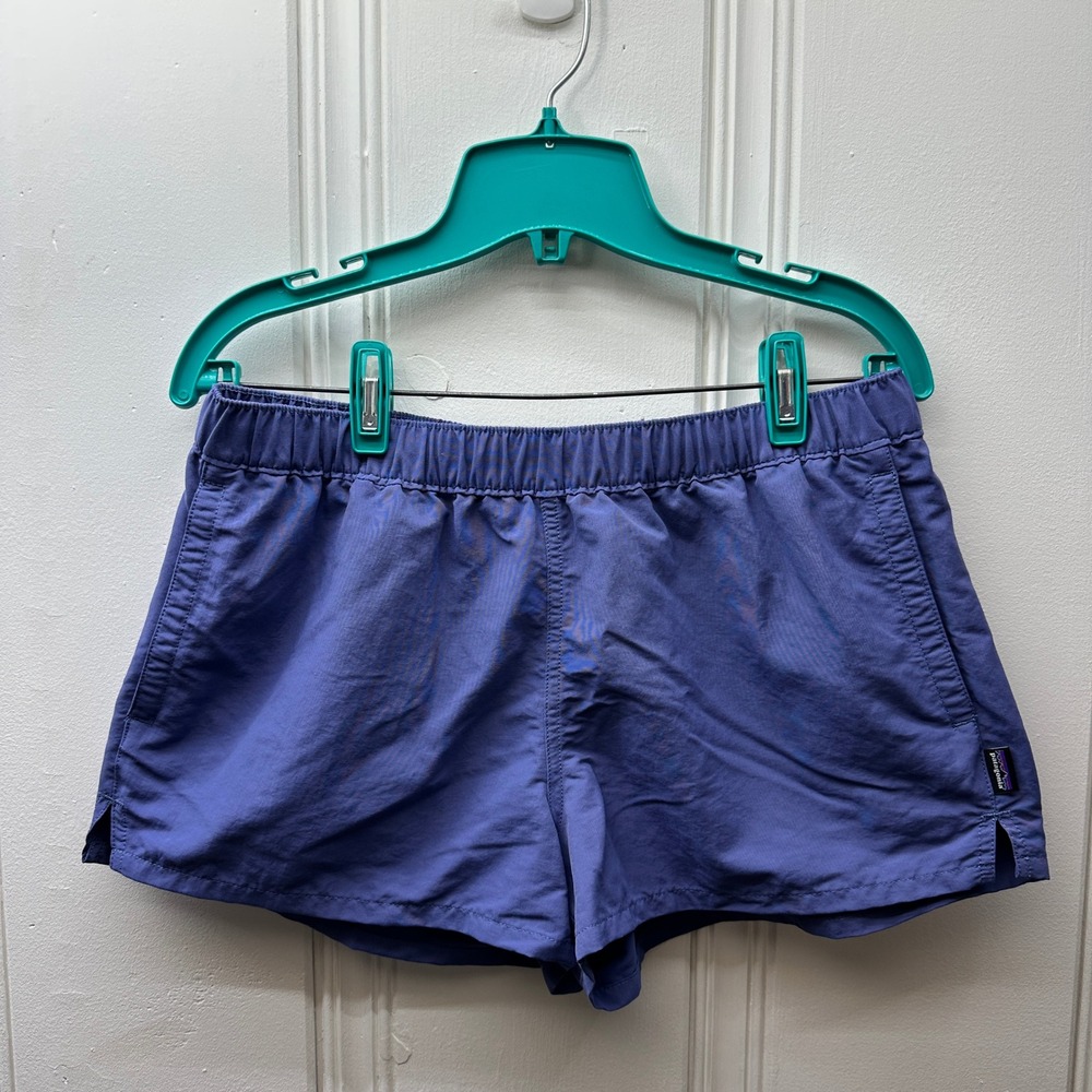 Patagonia Shorts Womens Medium Purple Excellent 2 Inch Inseam Nylon